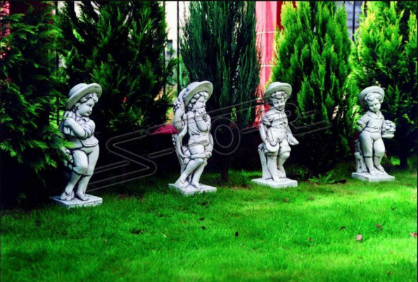 Chłopiec 70cm Rysunek Statua Figurki Rzeźba Posągi Dekoracja ogrodowa