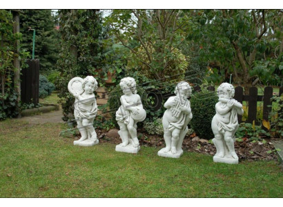 Chłopiec 70cm Figurka Statua Figurki Rzeźba Rzeźby Biały Ogród Dekoracja