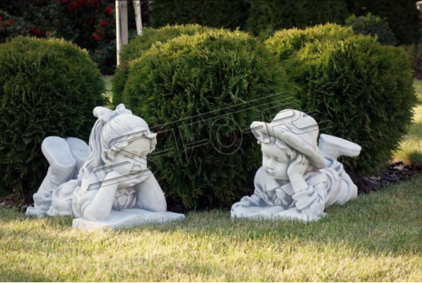 Chłopiec chłopiec 31cm rysunek statua figurki rzeźba posągi dekoracja ogrodowa
