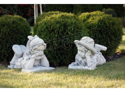 Chłopiec chłopiec 31cm rysunek statua figurki rzeźba posągi dekoracja ogrodowa