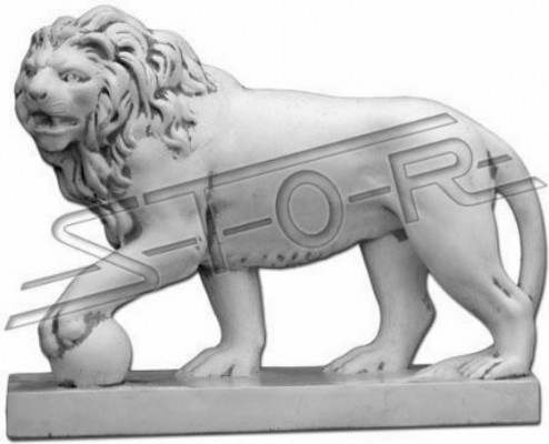 Figura ogrodowa lwa Patio Rzeźba ogrodowa Figury Rzeźby