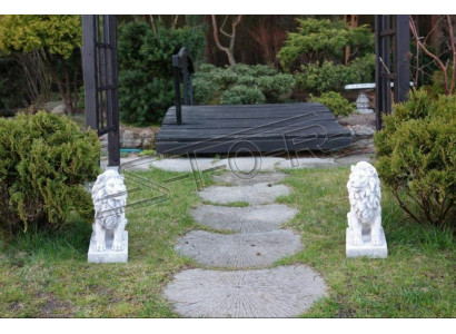 Figura ogrodowa lwa Patio Rzeźba ogrodowa Figurki Rzeźby Wystrój Posągi