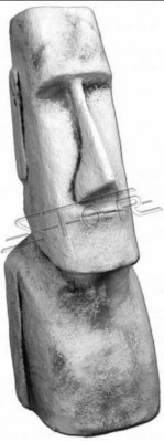 Statua Moai Rzeźba Rysunek Projektant Taras ogrodowy Rzeźby dekoracyjne