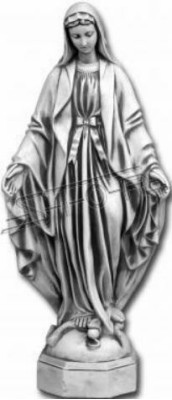 Matka Jezus Maryja Statua Nagrobek Rzeźba Święta Figura Dekoracja ogrodu