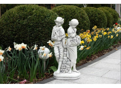Para 43 cm rzeźby projektowej statua figurki ogrodowe posągi