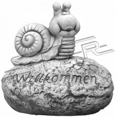 Znak powitalny Ślimak Znaki powitalne Figura ogrodowa