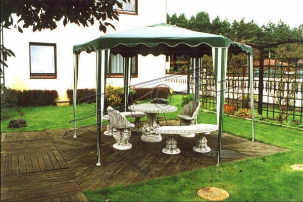Kamienny stół tarasowy Dekoracja ogrodowa Meble Elegancki design w stylu Antyk