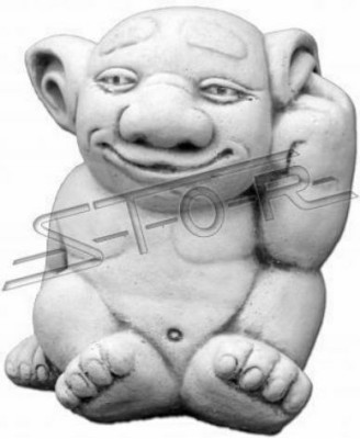Troll 18cm rzeźba projekt rysunek statua ogrodowe figurki dekoracyjne posągi