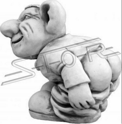 Troll 24cm rzeźba projekt rysunek statua figurki ogrodowe posągi