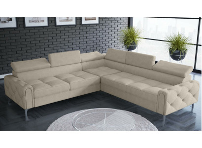 Design Sofa Narożnik Wielofunkcyjna Tapicerka Salonowa Kształt L Włókienniczy Nowość