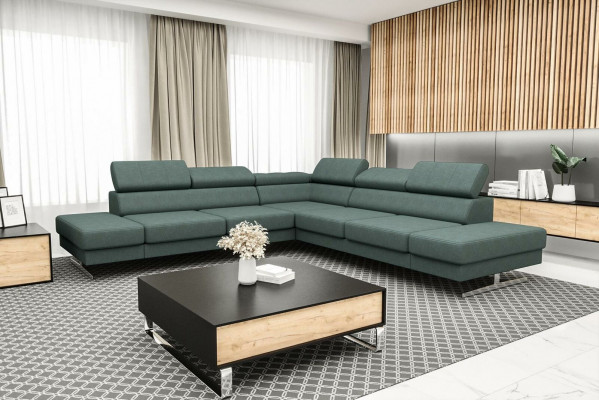Design Sofa Kanapa Tapicerka Salon Kształt L Nowoczesny Elegancki Żywy krajobraz Nowy
