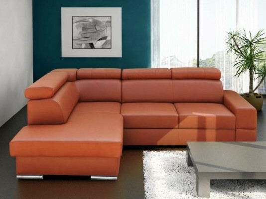 Wysokiej jakości sofa do salonu Narożnikowa kanapa Łóżko w kształcie litery L z funkcją Włókienniczy Nowoczesne kanapy
