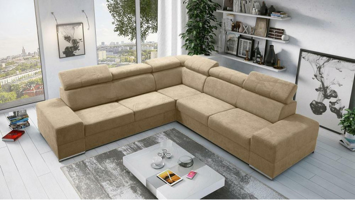 Designerska sofa kanapa Narożnikowa kanapa Nowa Narożnikowa kanapa Podkładka Żywy krajobraz kanapy