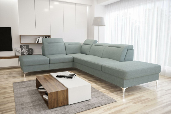 Nowoczesne sofy Sofa materiałowa Kanapa Żywy krajobraz Sofa Narożnik Design Narożnik Narożnikowa kanapa w kształcie litery L