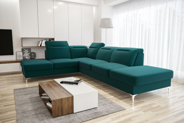 Nowoczesne sofy Sofa materiałowa Kanapa Żywy krajobraz Sofa Narożnik Design Narożnik Narożnikowa kanapa w kształcie litery L