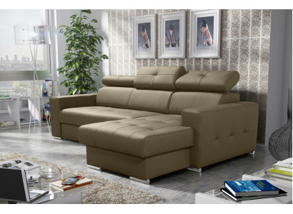 Sofa Narożnik Kanapa Tapicerka Salon Nowy Materiał w kształcie litery L Skóra Żywy krajobraz Sofy