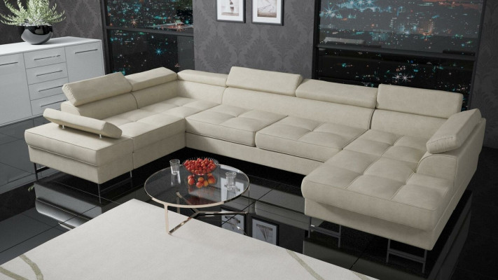 Włókienniczy Sofa Narożnikowa kanapa Sofa Sofa Podkładka Żywy krajobraz Skóra Sofy Kanapy w kształcie litery U