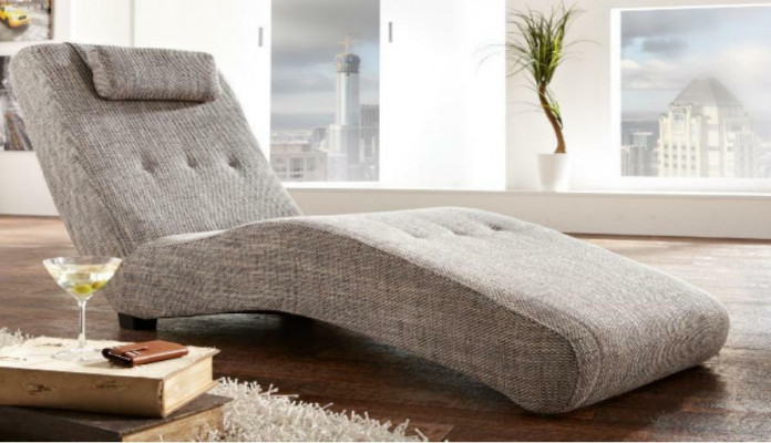 Szezlong relaksacyjny sofa wypoczynkowa Chesterfield kanapa rozkładana sofa Włókienniczy