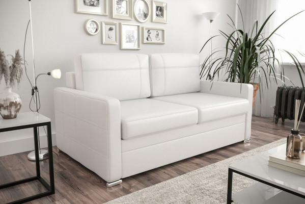 Design Sofa 2-osobowa Kanapa Podkładka Sofy Dwumiejscowe Sofy Włókienniczy Materiał sztuczna skóra