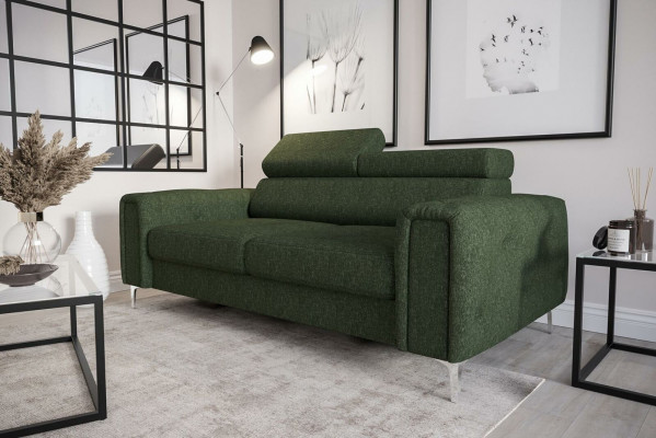 Designerskie Kanapy Luksusowa Podkładka Meble Sofa Kanapa Siedziba Skóra Włókienniczy Nowa 186x100cm