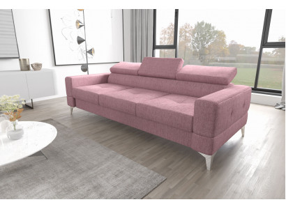 Sofa Trzyosobowa Podkładka Design Sofa Nowoczesna 3-osobowa Siedziba Pokój Meble Różowe Sofy