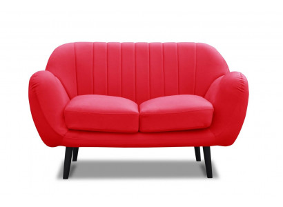 Sofa 2 miejsce do siedzenia Design Sofy Modern Podkładka Materiał Siedziba Dwumiejscowa Skóra Nowość