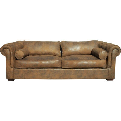 Chesterfield Zestaw sofowy 3+2 Kanapa Zestaw Podkładek Sofy Kanapy Nowa Sofa Skóra