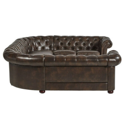 XXL Big Chesterfield Żywy krajobraz Sofa Podkładka Narożnik Siedziba U Shape Sofas Nowość