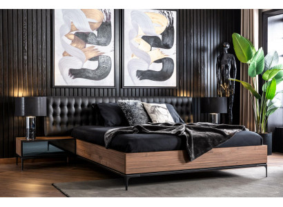 Łóżko luksusowe łóżko 160x200 cm Podwójne łóżko luksusowe w nowoczesnym stylu