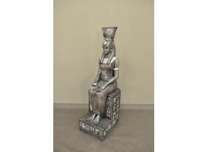 XXL Projektantka Rysunek Bogini Izydy Statua Rzeźba Dekoracja Figurki Posągi 123cm