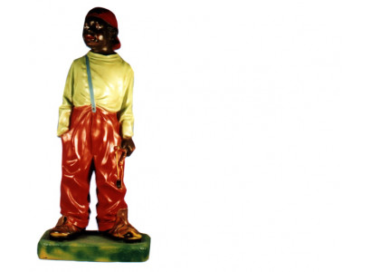 Design Boy z Slingshot Rysunek Statua Rzeźba Figurki Rzeźby 7020