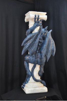 Projekt Kolumna Kolumna Gragol Gotyckie Kolumny Rzeźba Rzeźby Stojak na kwiaty