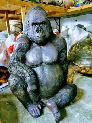 Figury Posągi Dekoracja Dekoracja Gorilla Garden Nowy projektant Rysunek Statua Nowoczesna