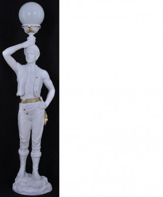 Design Lampa lampa podłogowa Lampa Lampy stojak na oświetlenie XXL rzeźba figura statua