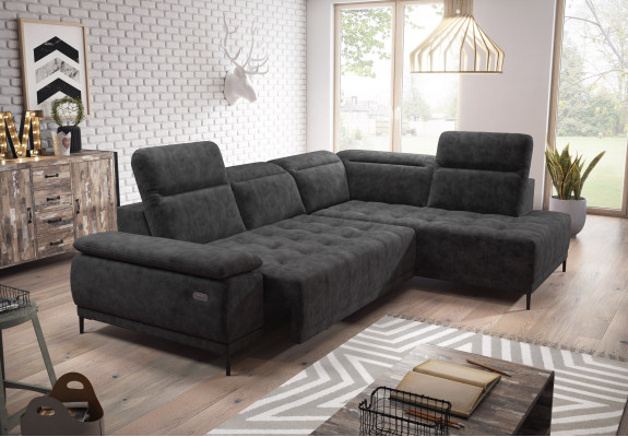Automatyczna Narożnikowa kanapa Sofa Couch Design Couch Podkładka Włókiennicza Nowoczesny Materiał w Kształcie L Nowość