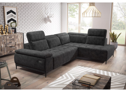 Automatyczna Narożnikowa kanapa Sofa Couch Design Couch Podkładka Włókiennicza Nowoczesny Materiał w Kształcie L Nowość