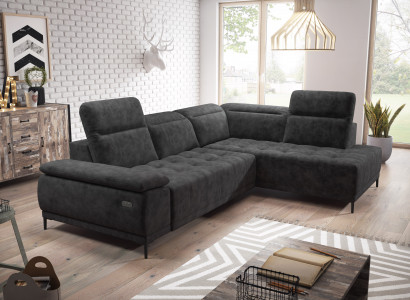 Automatyczna Narożnikowa kanapa Sofa Couch Design Couch Podkładka Włókiennicza Nowoczesny Materiał w Kształcie L Nowość