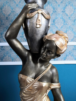 Lampa podłogowa Lampa Lampa Statua Figura Rzeźba Rzeźba Statua Lampa podłogowa