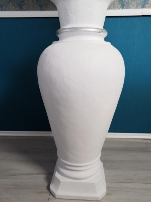XXL Design Lampa podłogowa Wazon Stojak Lampa Lampy Podświetlana Galota 132cm Półka