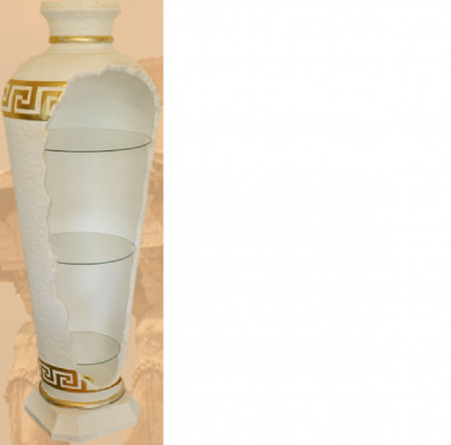 Design Bar Wazon Bar Półka Szkło Lampa Wazon Szafa Witryny 6966 Nowość