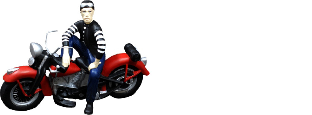 Projekt Motocyklista Rysunek Statua Rzeźba Figurki Rzeźby Dekoracja 5687