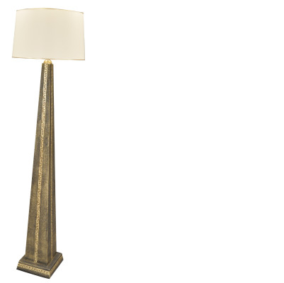 Designerska lampa podłogowa designerska lampa stojąca lampa abażur piramida 6910 nowość