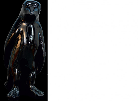 Design Pingwin Czarny Postać Statua Rzeźba Figurki Rzeźby Dekoracja Nowy 3062