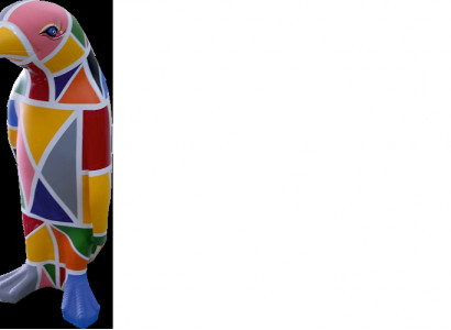 Projekt luksusowej rzeźby figurowej Praca fizyczna XXL 67cm figurki zwierząt pingwinów
