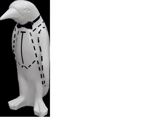 XXL Design 67cm Pingwin Luksusowa rzeźba figurowa Praca fizyczna Animal Sculptures Figurki