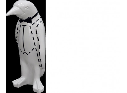 XXL Design 67cm Pingwin Luksusowa rzeźba figurowa Praca fizyczna Animal Sculptures Figurki