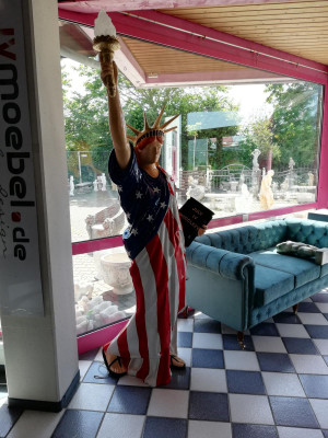 Statua Wolności XXL 240cm Statua Wolności Figura USA Liberty Sculptures Nowy 6807