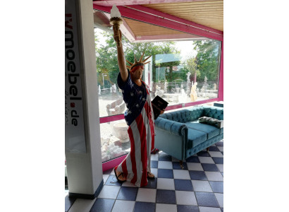 Statua Wolności XXL 240cm Statua Wolności Figura USA Liberty Sculptures Nowy 6807