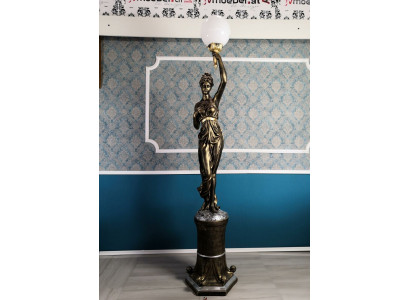 Projektant XXL Duża Statua Lampa Lampa Lampa podłogowa Lampa podłogowa Lampa 227cm