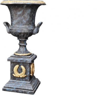 Wazon XXL Dekoracja Stołowa Wazony Deco W Stylu Antyk Rzeźba Figura Kielich Rzym 0877